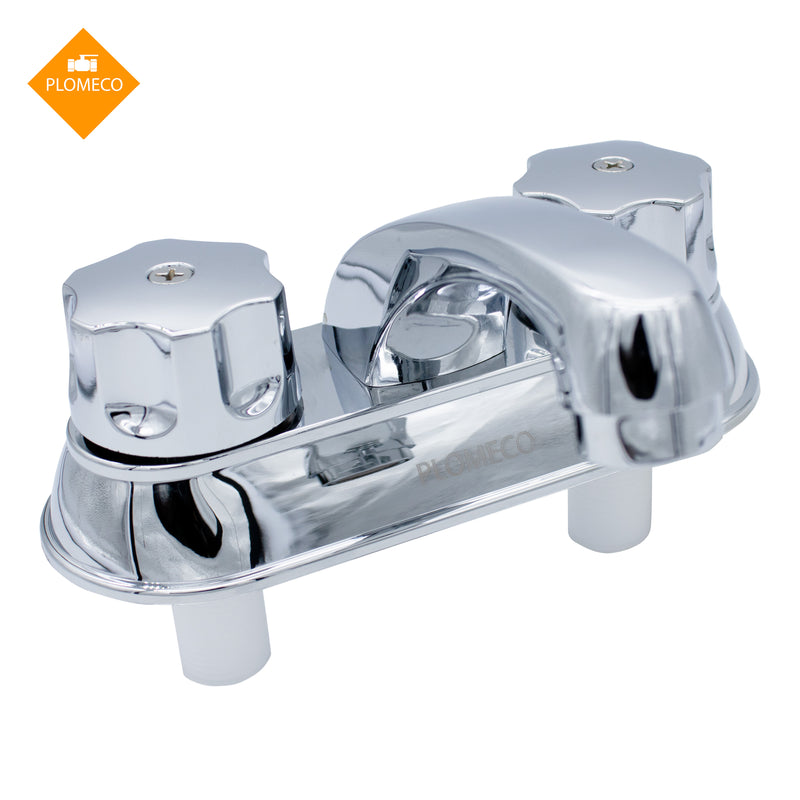 Mezcladora Para Lavabo 4" Cuerpo de Acetal  Plomeco  (M402)