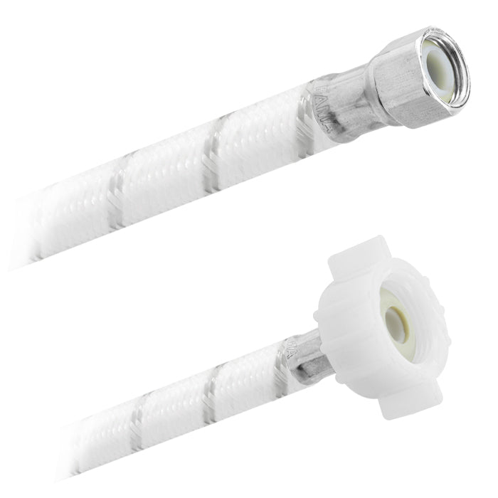 Conector Flexible | Sanitario | 3/8" COMP X 7/8" AM Poliacetal | Vinil