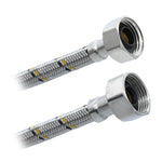 Conector Flexible | Sanitario | 1/2" FIP X 7/8" FIP | Aluminio