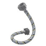 Conector Flexible | Lavabo y Fregadero | 1/2" AM X 1/2" AM | Acero Inoxidable